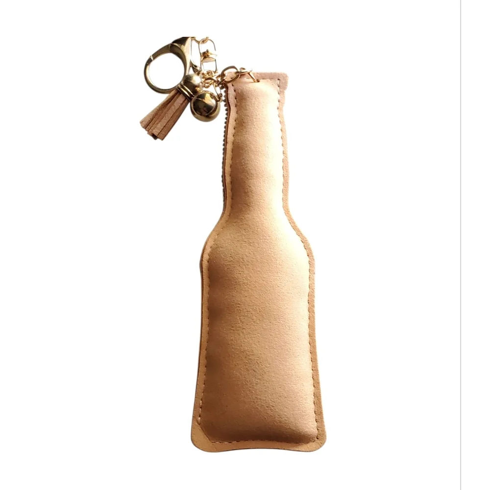 Corona Rhinestone Bottle Bag Charm & Keychain